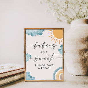 Baby's Zijn Zoete Baby Shower Zonneschijn Poster
