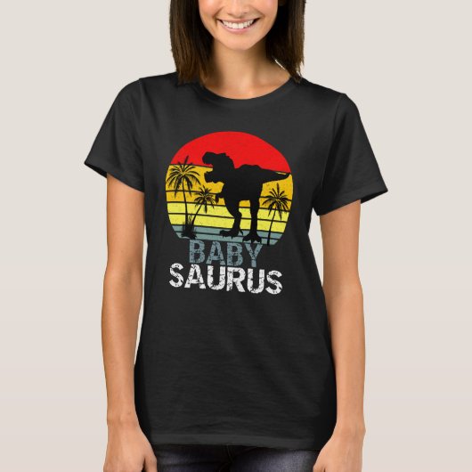 Babysaurus T Rex Dinosaur T-shirt (Voorkant)