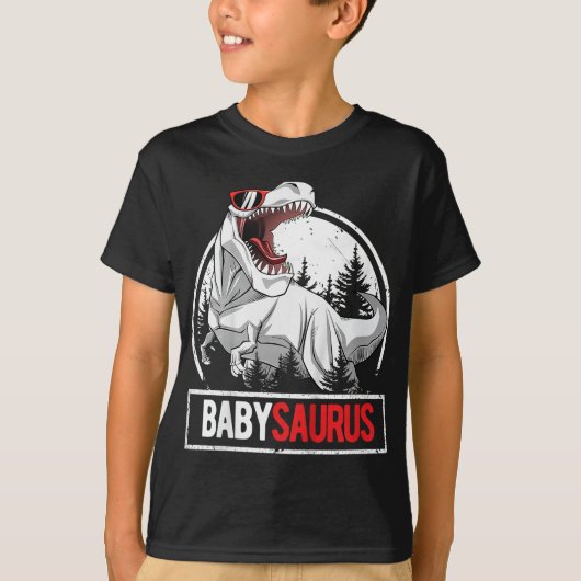 BabySaurus voor Kinderen Peuters Verjaardagsfeestj T-shirt (Voorkant)