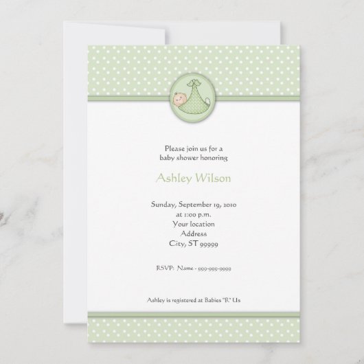 Babyschoenen Kaart (Voorkant)