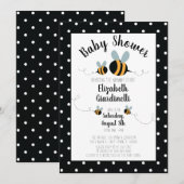 Babyschoenen: pokadots kaart (Voorkant / Achterkant)