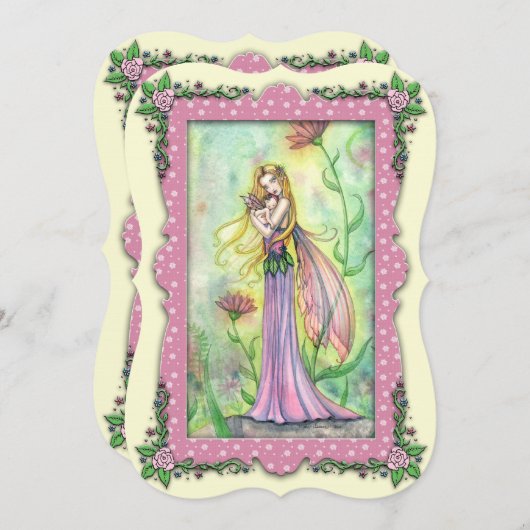 Babyschoenen voor moeder en Baby Kaart (Voorkant / Achterkant)