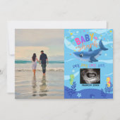 BabyShark Ultrasound Photo Faire-part de grossesse (Devant)