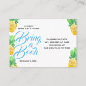 Babyshower d'ananas tropical apporter une carte de (Devant)