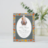 BABYSHOWER | Kabouter Herfst Briefkaart (Staand voorkant)