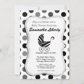 Babyshower uitnodiging zebra (Voorkant)