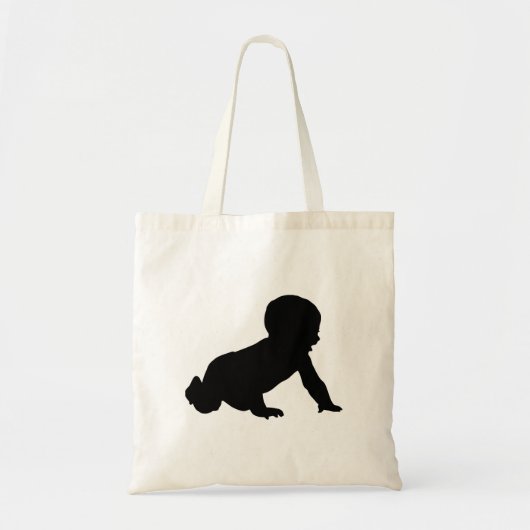 Babysilhouet Tote Bag (Voorkant)