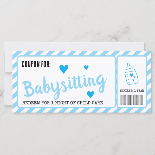 babysitcoupon (Voorkant)
