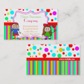 babysitter, babysitter, kleuterschool .... visitekaartje (Voorkant / Achterkant)