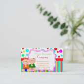 babysitter, babysitter, kleuterschool .... visitekaartje (Staand voorkant)