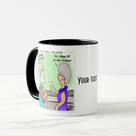 Babysitter Combo Mok (Voorkant links)
