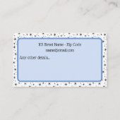 Babysitter Contact Carte de visite (Dos)