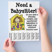 Babysitter Flyer (Hand)
