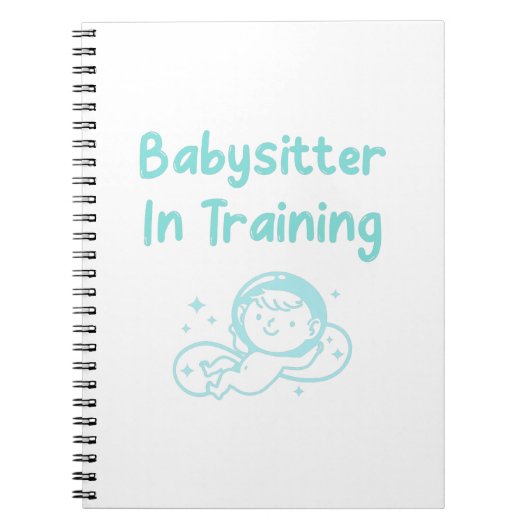 Babysitter in opleiding notitieboek (Voorkant)