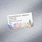 Babysitter mignon Cartes de visite botaniques flor (In Situ)