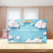 Babysitter Nanny Kinderopvang Happy Clouds Visitekaartje