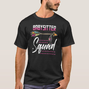 Babysitter Squad Leuke Proud Peuter Care Crew Matc T-shirt