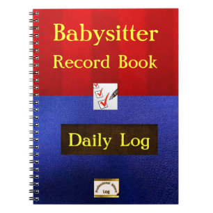 Babysitter-taaknotebook Notitieboek