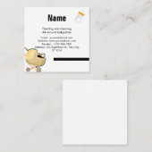 babysitter vierkante visitekaartje (Voorkant / Achterkant)