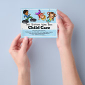 Babysitting Zomerkamp na schoolopvang Flyer (Hand)