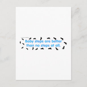 BabySteps Briefkaart