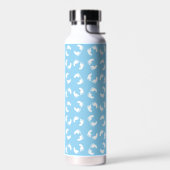 Babyvoetafdrukken, Babyvoet, Voetstappen, Blauw, J Waterfles (Links)
