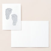 Babyvoetafdrukken Folie Kaarten (Display)