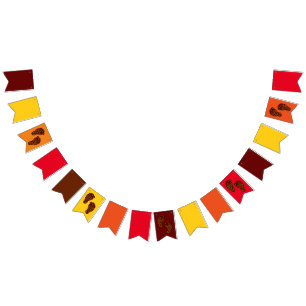 Babyvoetafdrukken Vlaggetjes