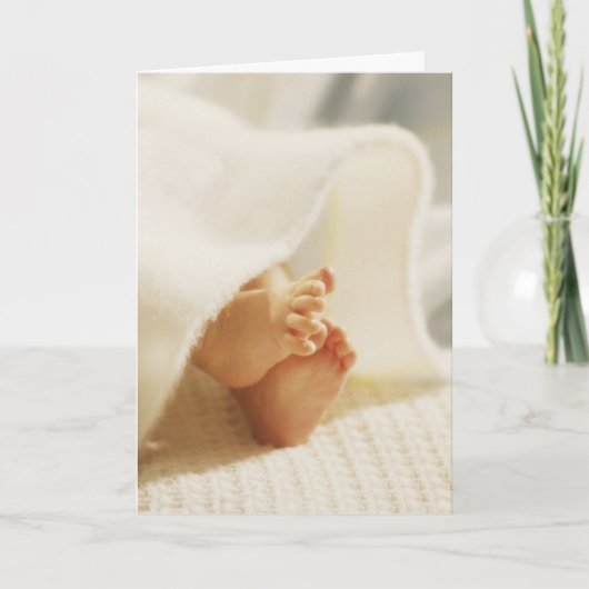 Babyvoetjes Kaart (Voorkant)