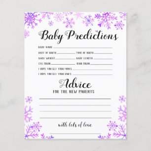 Babyvoorspellingen & Advies - Baby het is koud bui Flyer