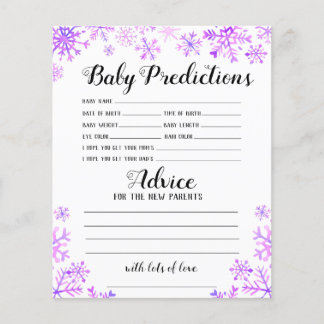Babyvoorspellingen & Advies - Baby het is koud bui Flyer
