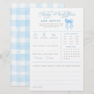 Babyvoorspellingen & Advies Boog Baby Shower Spel