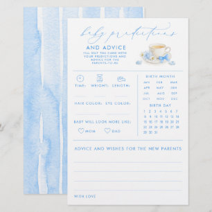 Babyvoorspellingen & Advies Thee Baby Shower Spel