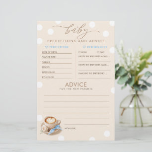 Babyvoorspellingen en -advies Baby Shower-spel