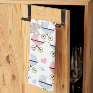 Babywagen Olifant Keuken Handdoek