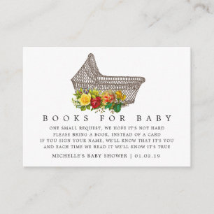 Babywagen voor babyfeestje - Boekaanvraag voor vin Informatiekaartje