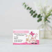 Babyzittende Visitekaartjes (Staand voorkant)