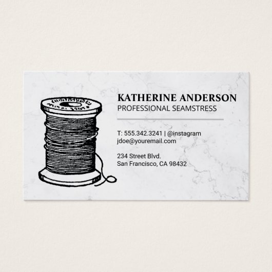 Bac à fils à coudre (Devant)