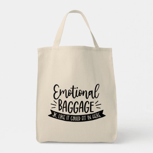 Bac à provisions amusant, Sac fourre-tout de colla (Dos)