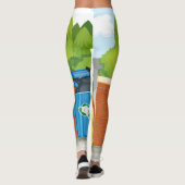 Bac à recyclage Bac à ordures Leggings (Dos)