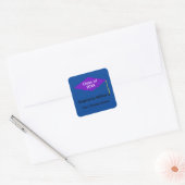 Bac de graduation violet #1-2 Stickers (Enveloppe)