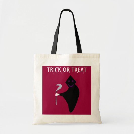 Bac d'Halloween faucheuse ou sac de traitement (Devant)