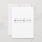 Bac d'obtention du diplôme et Carte de remerciemen (Dos)