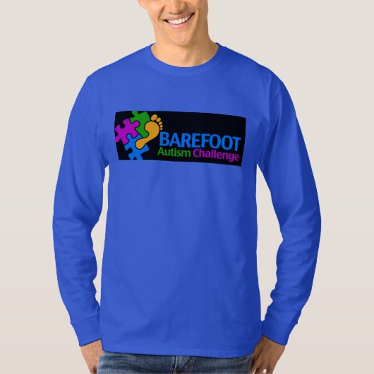BAC-Mannen met lange basishoes (horizontaal) T-shirt (Voorkant)