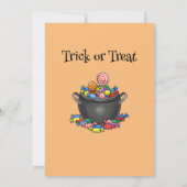 Bac ou traitement Invitation Halloween (Dos)