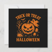 Bac ou traitement Invitation Halloween (Devant)
