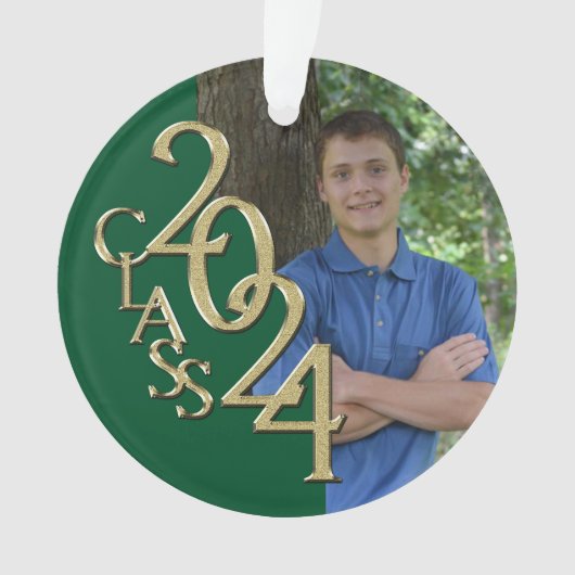 Baccalauréat Or et vert 2024 Photo (devant)