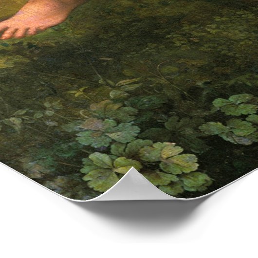 Bacchus, c.1695 (olie op canvas) poster (Hoek)