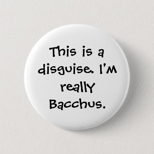 Bacchus Costume Ronde Button 5,7 Cm