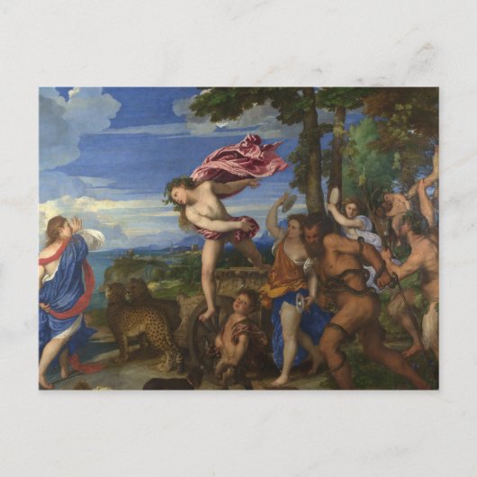 Bacchus en Ariadne Briefkaart (Voorkant)